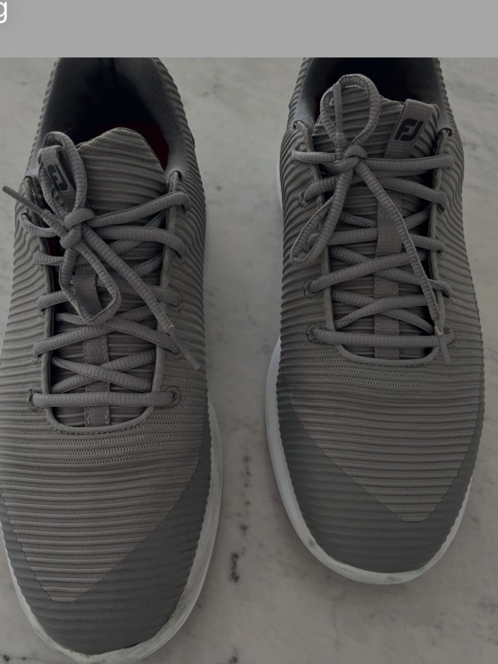 FootJoy Men’s Gray Lace-Up Athletic Golf Shoes
